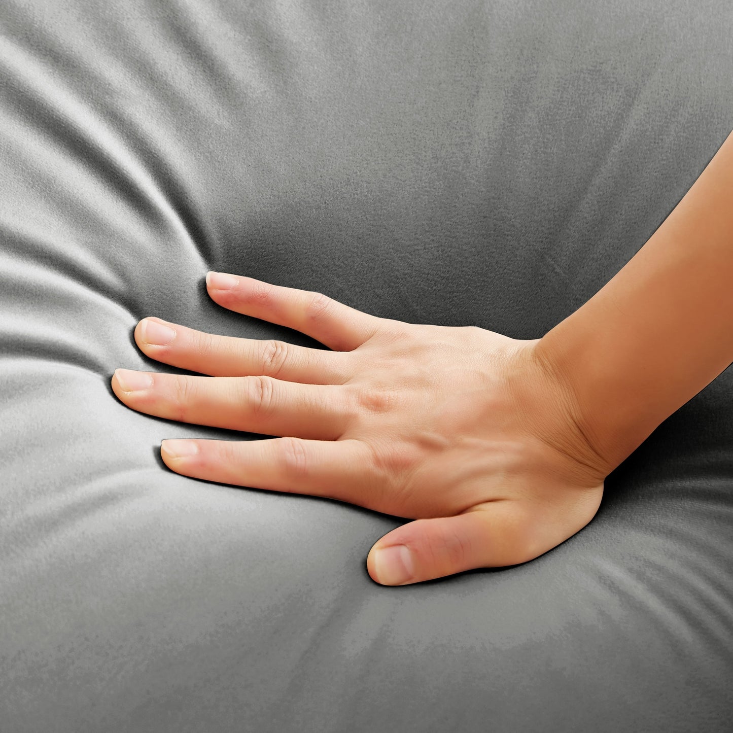 Canapé-lit futon moderne, canapé-lit convertible avec pieds fuselés en bois, 78,35 po, petit canapé à dossier divisé pour salon