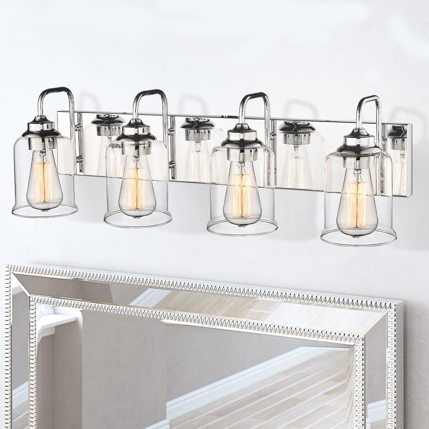 3/4/5/6-Light Modern Vanity Lights Over Mirror for Bathroom