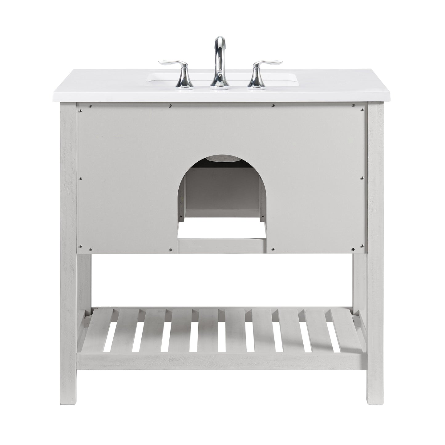 Meuble-lavabo simple de style ferme Monterey 37 avec dessus
