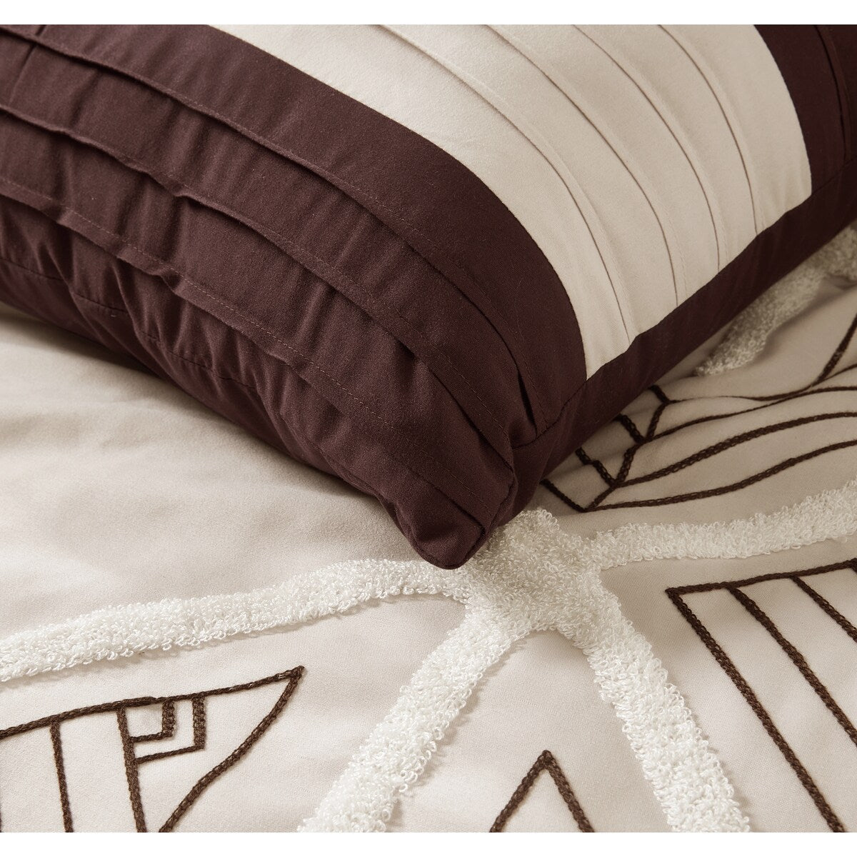 Nanshing Corina 7 Piece Terry Embroidery Comforter Set