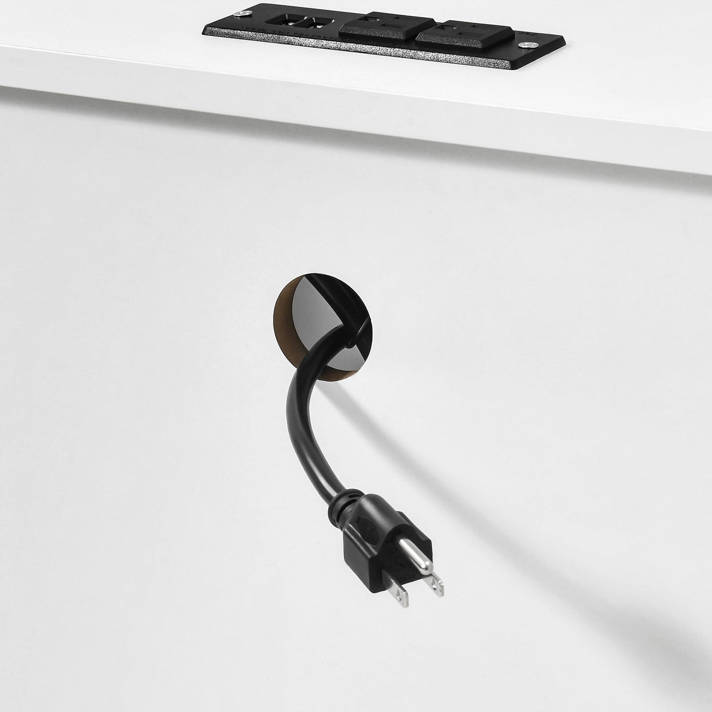 Ensemble de 2 tables de chevet avec station de charge Table d'appoint avec 2 tiroirs avec ports et prises USB Table de chevet