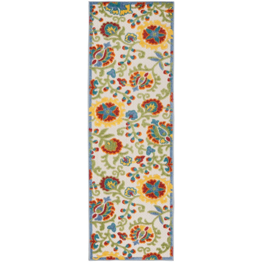 Nourison Alice Indoor/Outdoor Floral Area Rug