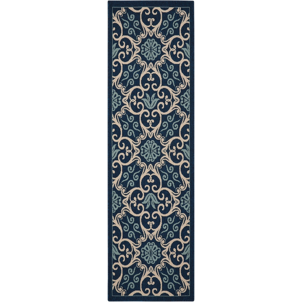 Nourison Caribbean Floral Geometric Indoor/Outdoor Area Rug