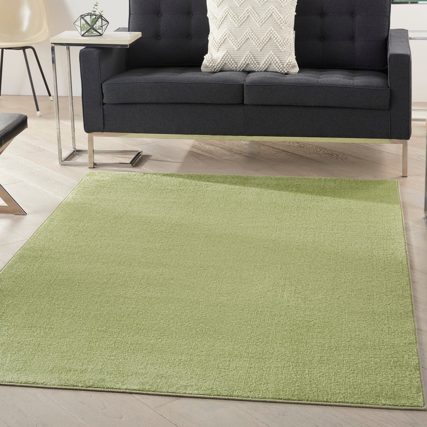 Nourison Essentials Solid Contemporary Indoor/Outdoor Area Rug