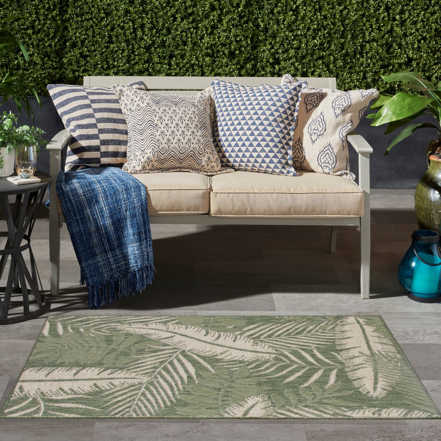 Nourison Garden Oasis Indoor/Outdoor Nature Area Rug