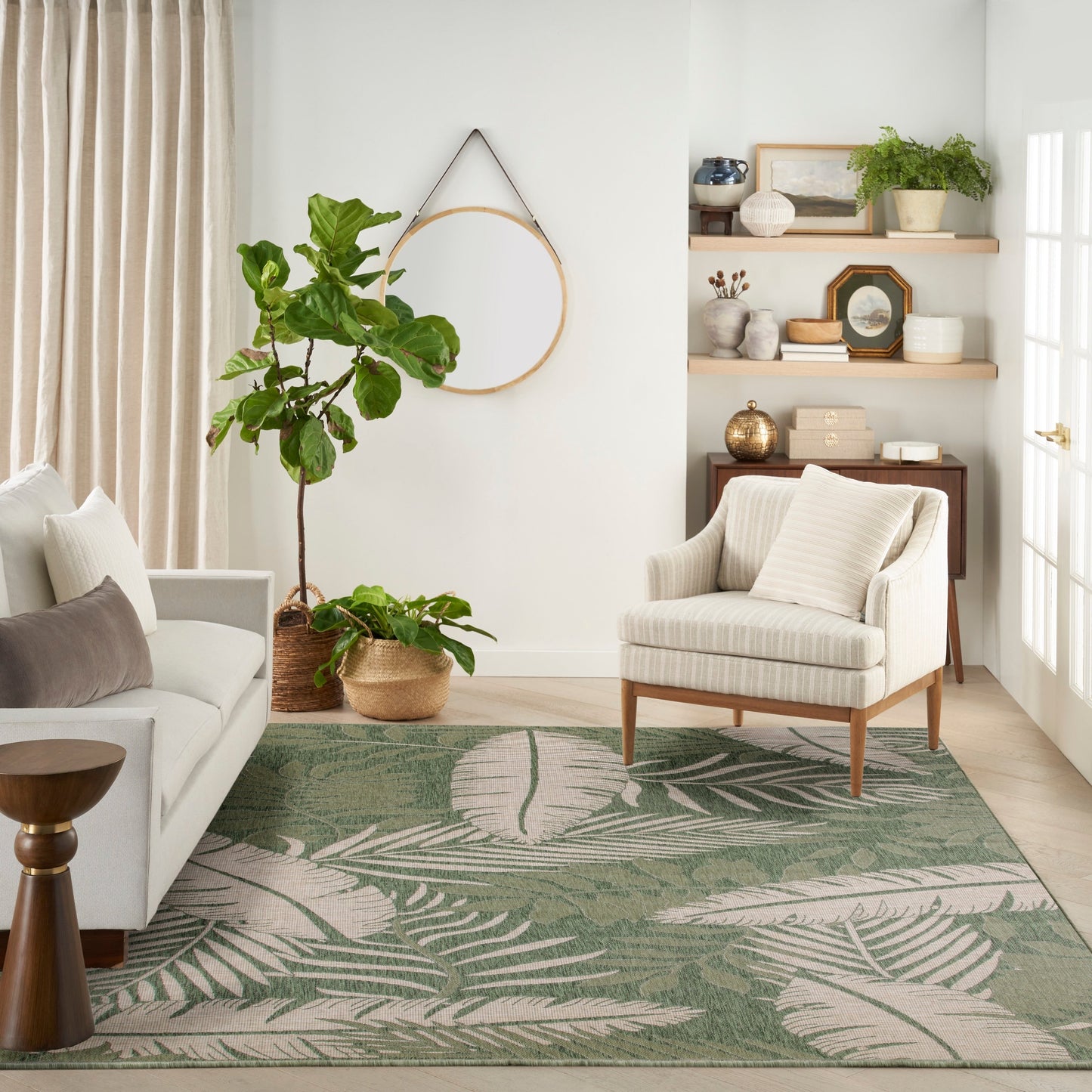 Nourison Garden Oasis Indoor/Outdoor Nature Area Rug