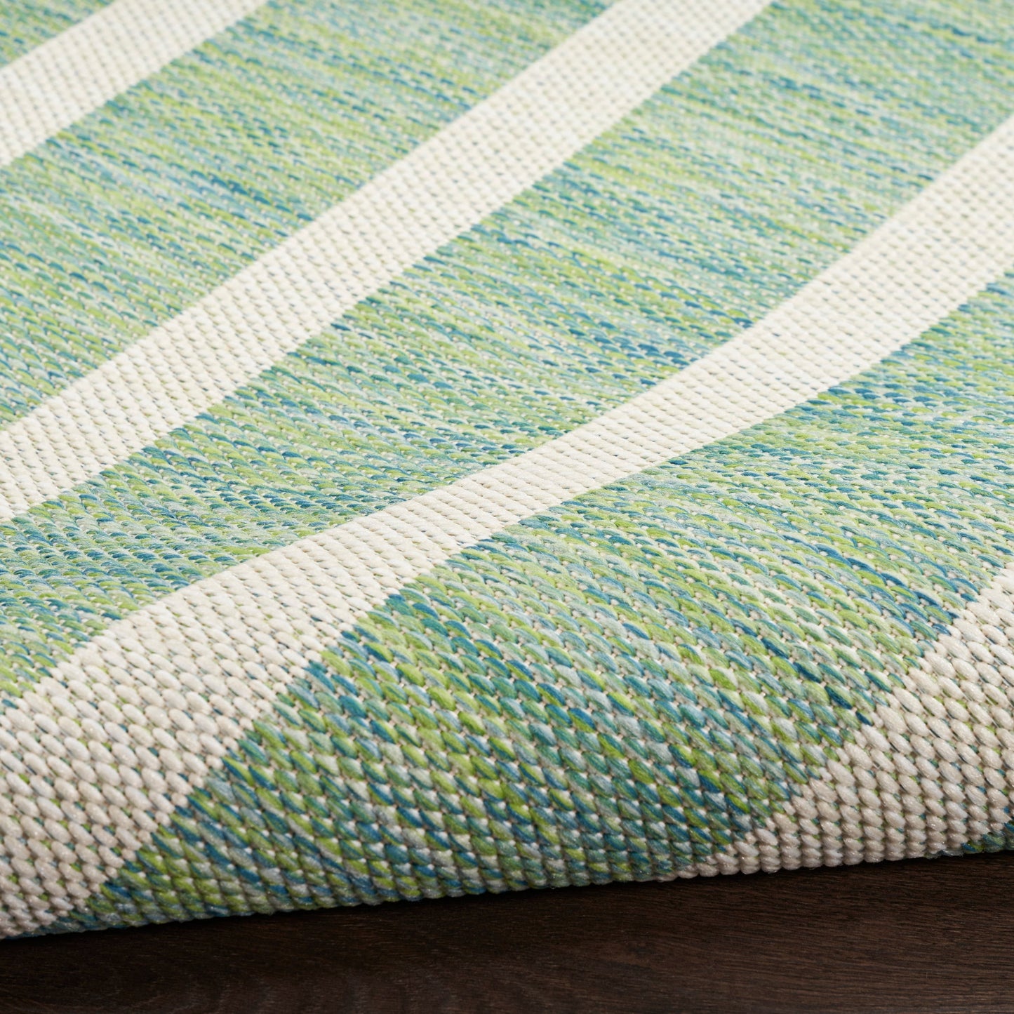 Nourison Selerno Indoor/Outdoor Striped Area Rug.