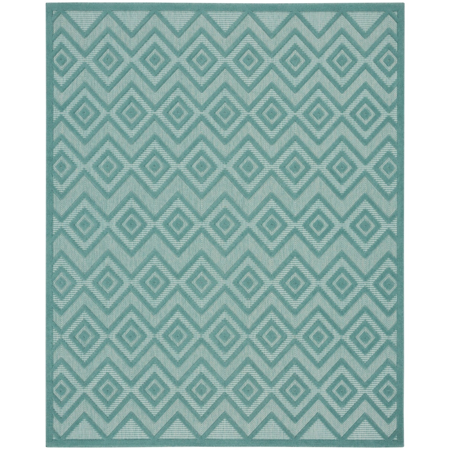 Nourison Versatile Indoor/Outdoor Geometric Flatweave Area Rug