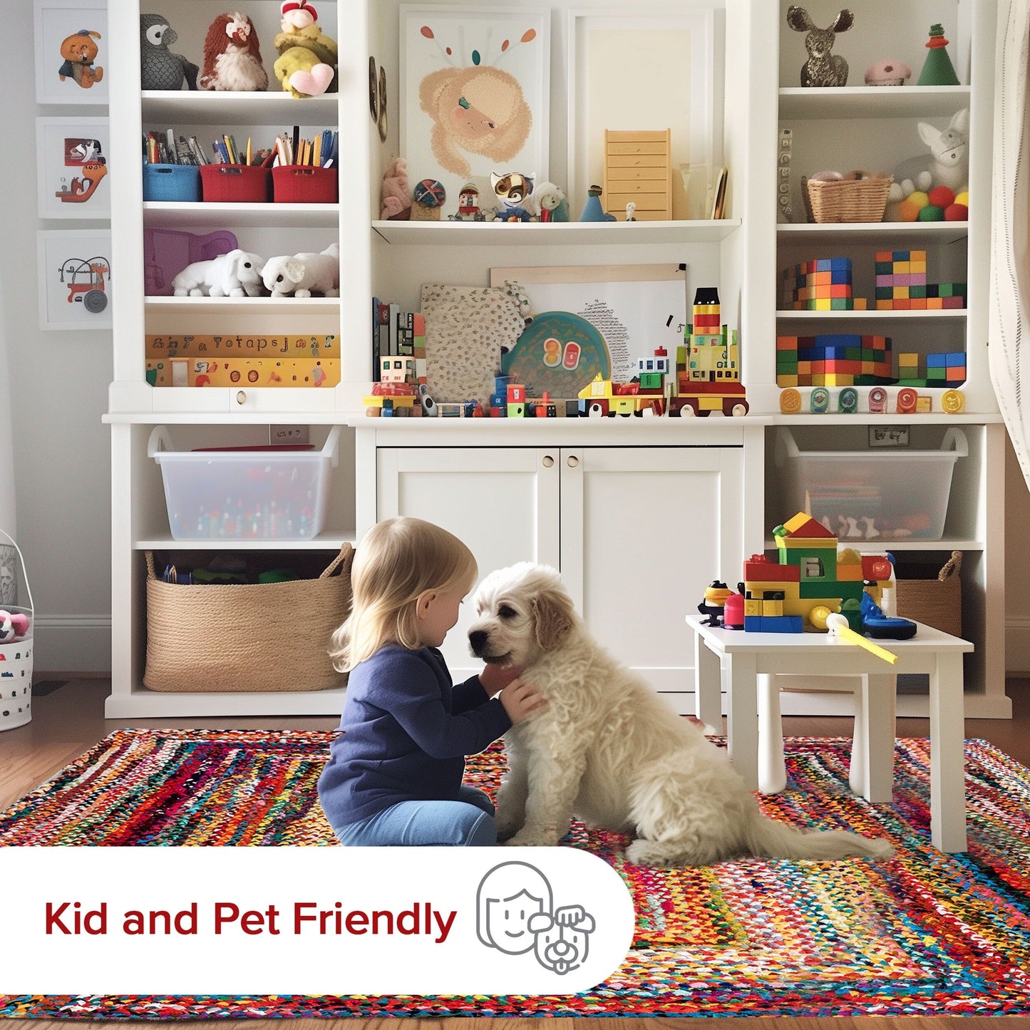 Nuloom Tammara Bohemian Hand Braided Area Rug