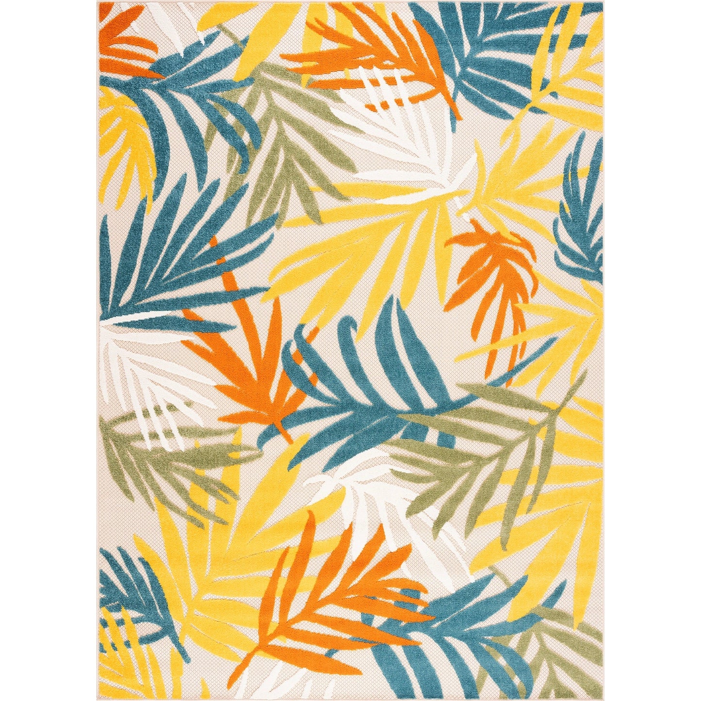 Origin Coastal Floral Indoor/Outdoor Area Rug.