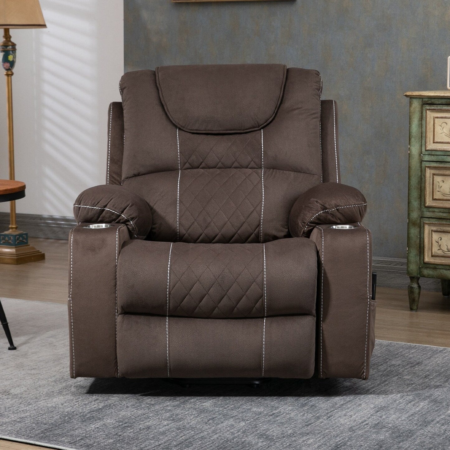 Fauteuil inclinable électrique surdimensionné pour personnes âgées, 400 lb.