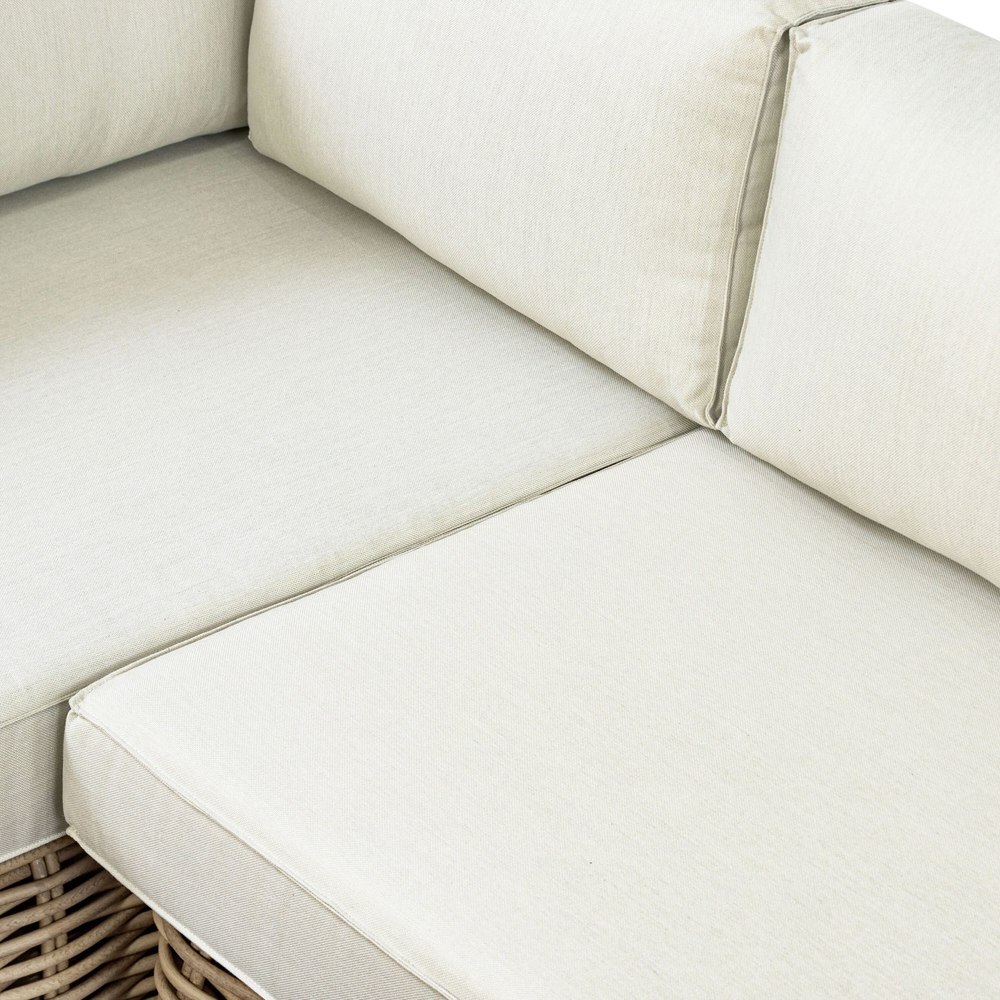 Ensemble de salon d'angle d'extérieur/terrasse Poly & Bark Puglia avec table basse