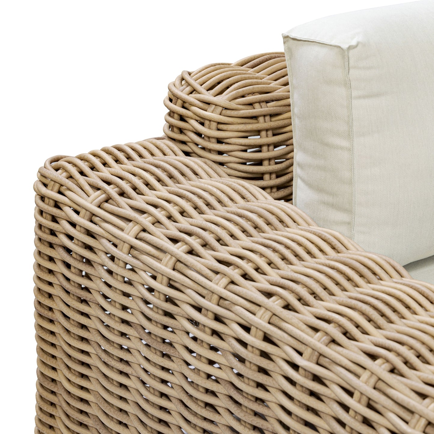 Ensemble de salon d'angle d'extérieur/terrasse Poly & Bark Puglia avec table basse