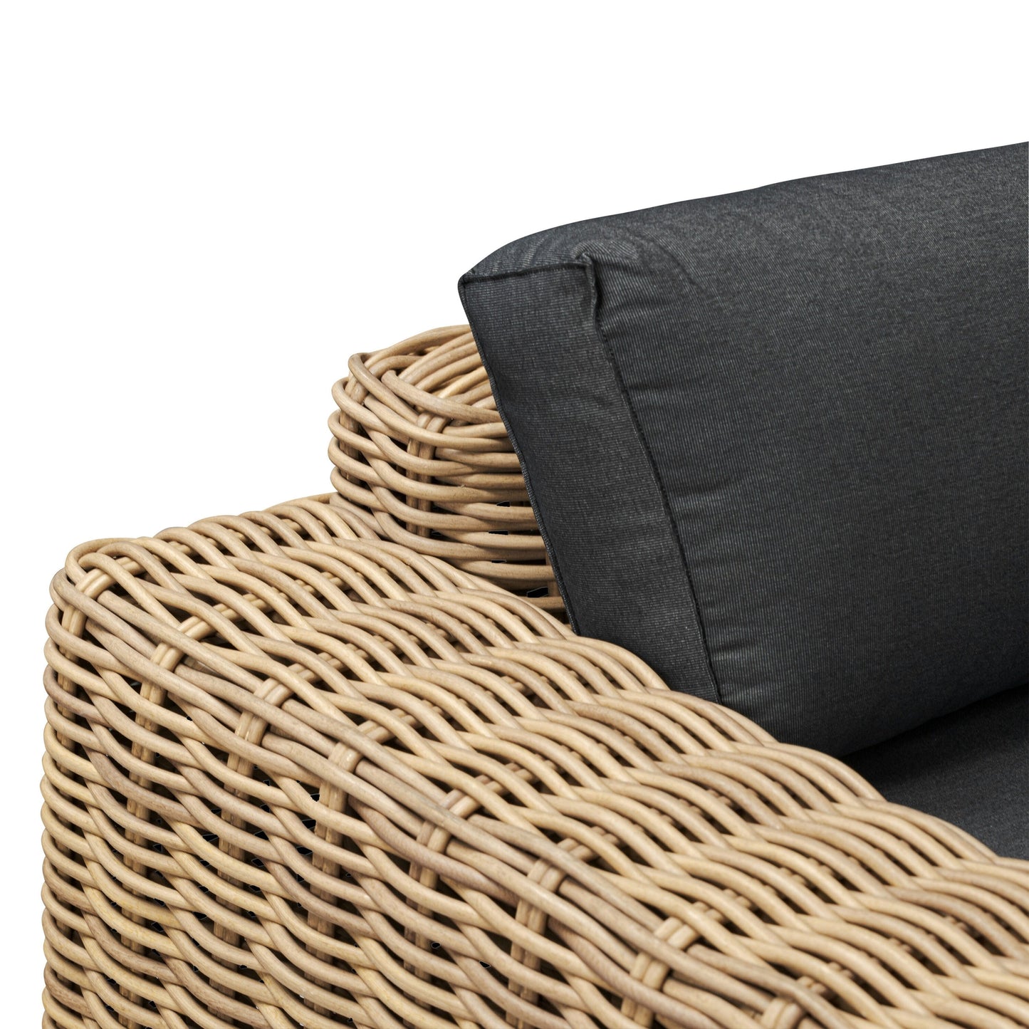 Ensemble de salon d'angle d'extérieur/terrasse Poly & Bark Puglia avec table basse