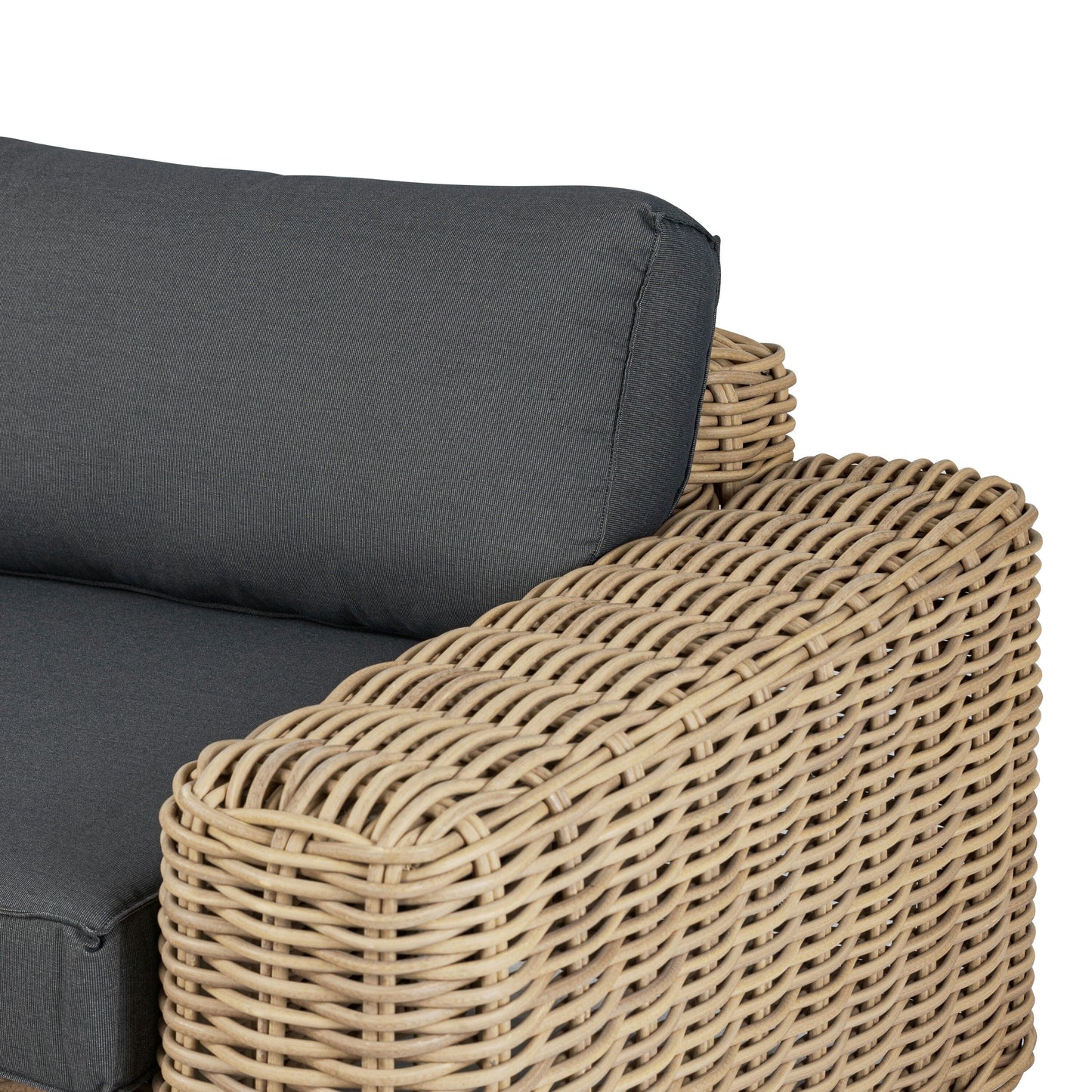 Ensemble de salon d'angle d'extérieur/terrasse Poly & Bark Puglia avec table basse