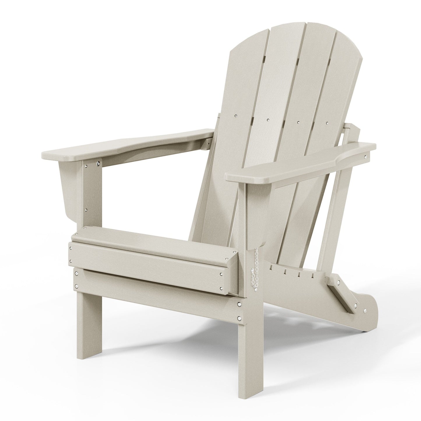 Chaises pliantes Adirondack Polytrends Laguna résistantes aux intempéries (lot de 4)