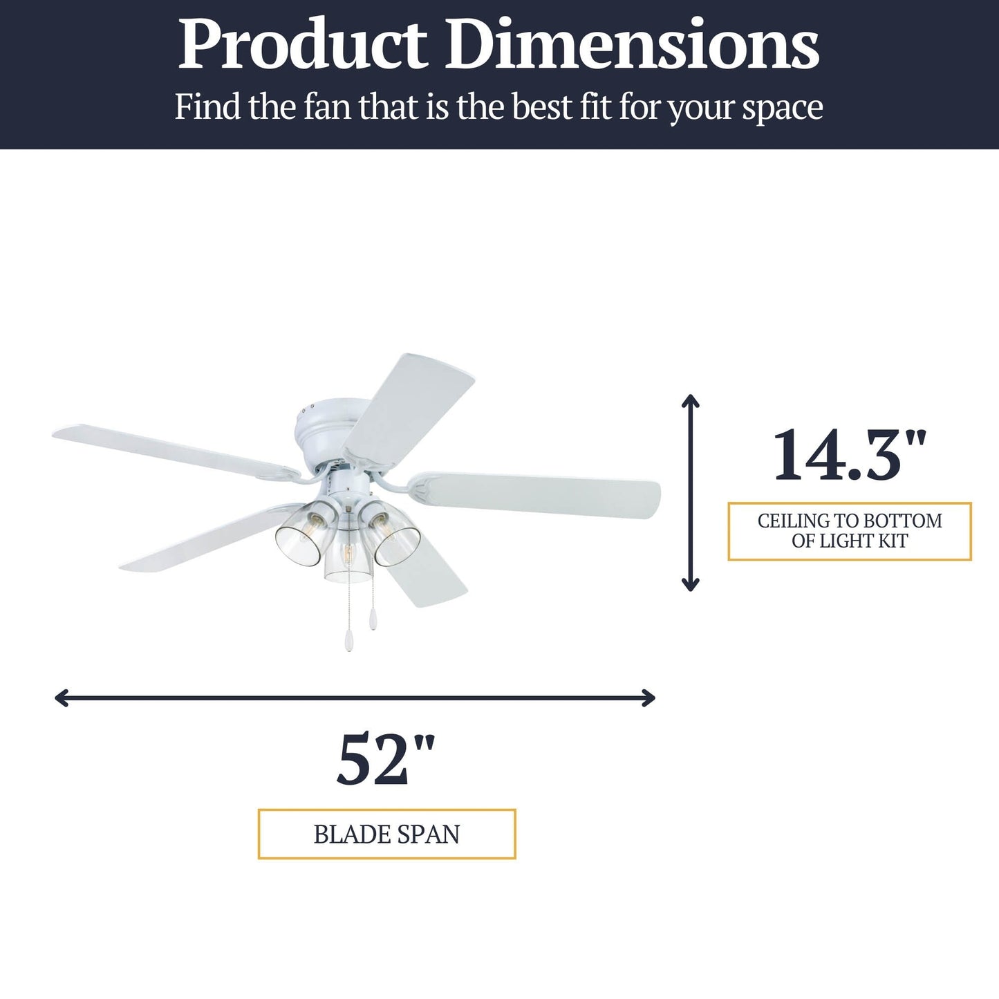 Prominence Home Renton Traditional Farmhouse Indoor Ceiling Fan