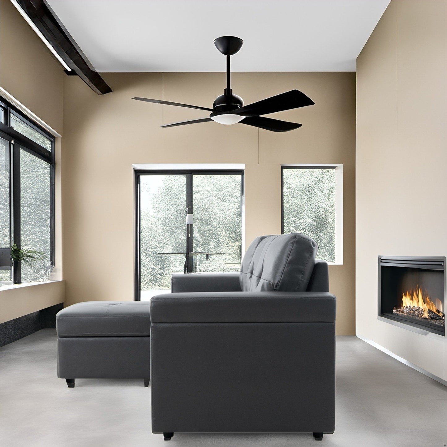 Canapé sectionnel réversible avec lit gigogne, méridienne avec rangement dissimulé, pieds durables,