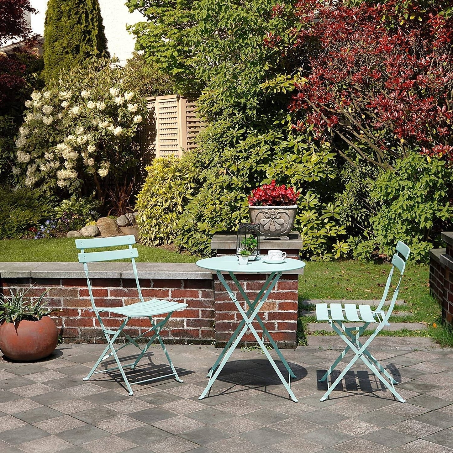 Ensemble bistro rond pour 2 personnes - 23,6 pouces de long