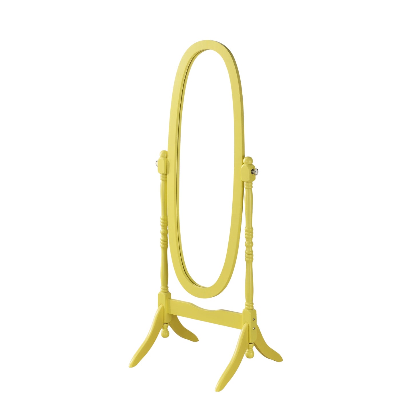 Roundhill Furniture Copper Grove Monks Hood Traditional Wooden Floor Cheval Mirror