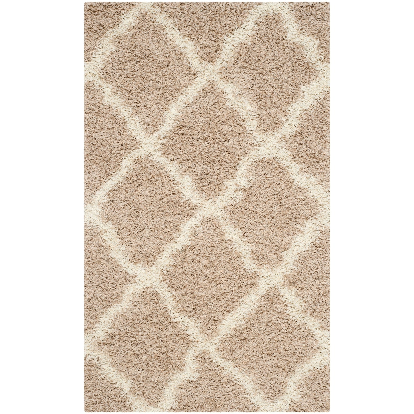 SAFAVIEH Dallas Shag Darina Trellis 1.5-inch Thick Rug