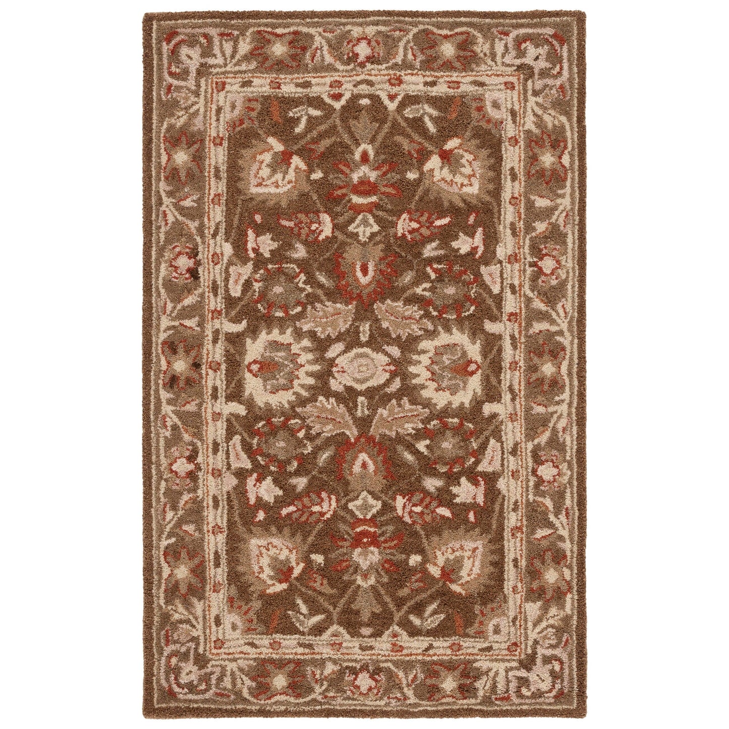 SAFAVIEH Handmade Anatolia Renelle Traditional Oriental Hand-spun Wool Rug
