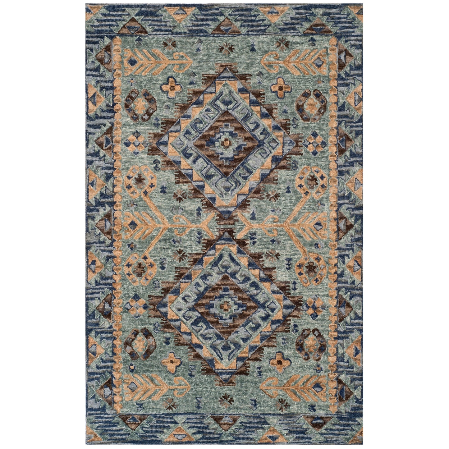 SAFAVIEH Handmade Aspen Ermira Boho Tribal Wool Rug