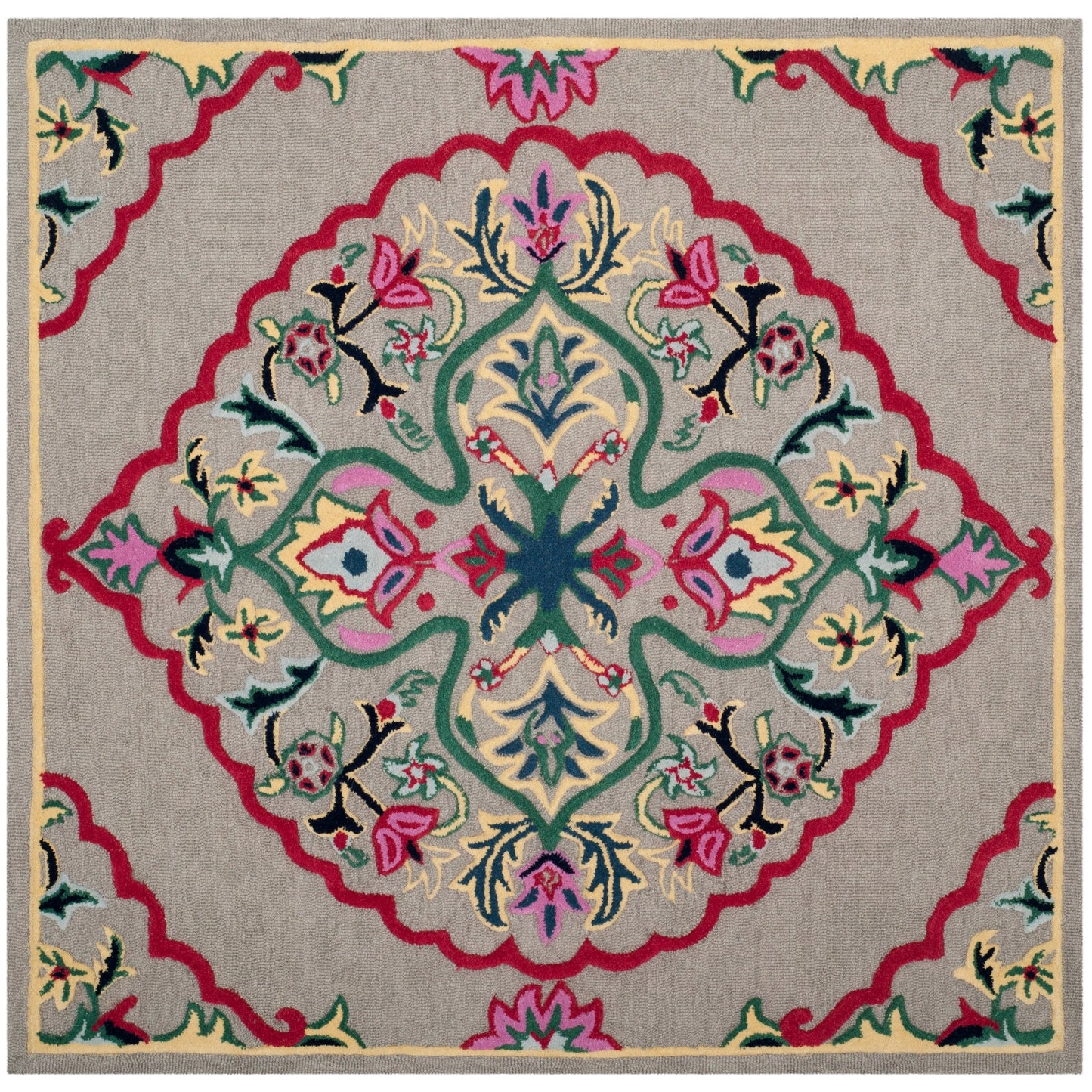 SAFAVIEH Handmade Bellagio Cailin Medallion Wool Rug