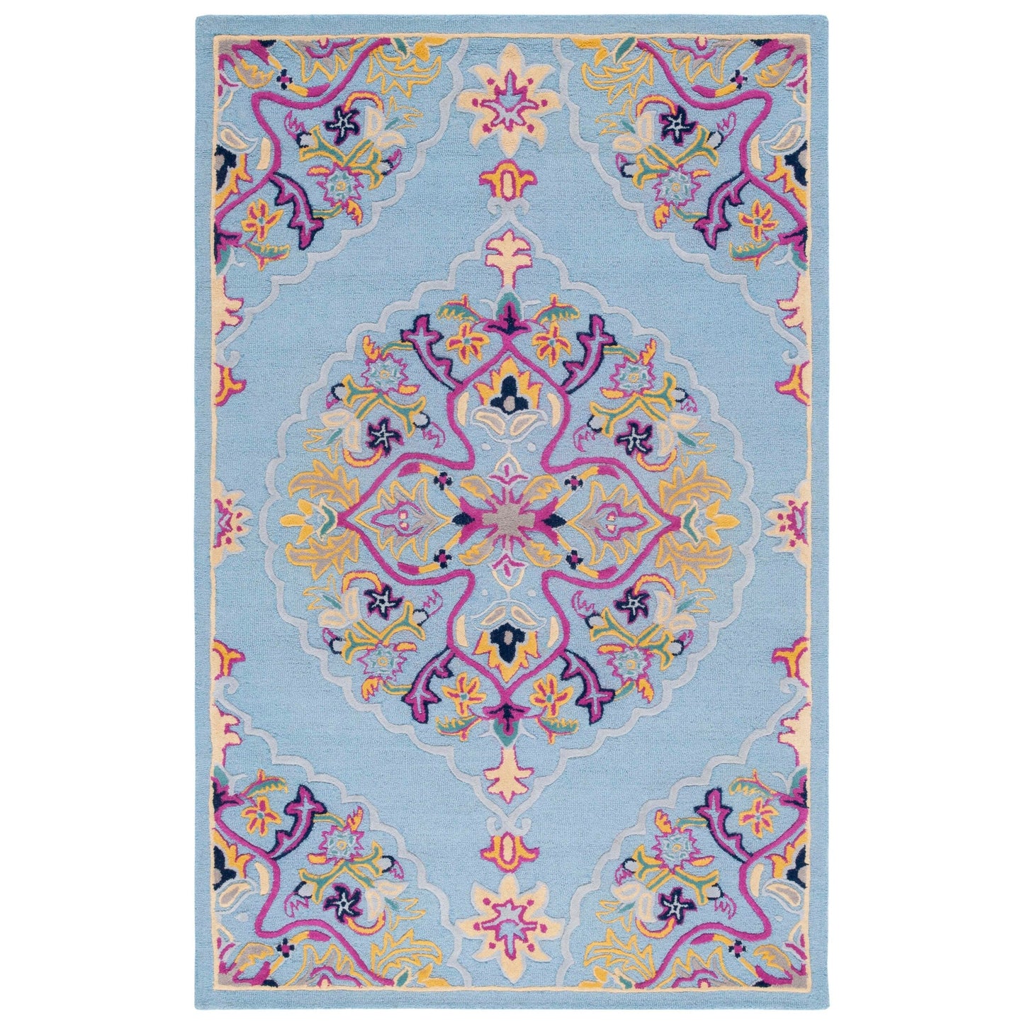 SAFAVIEH Handmade Bellagio Cailin Medallion Wool Rug