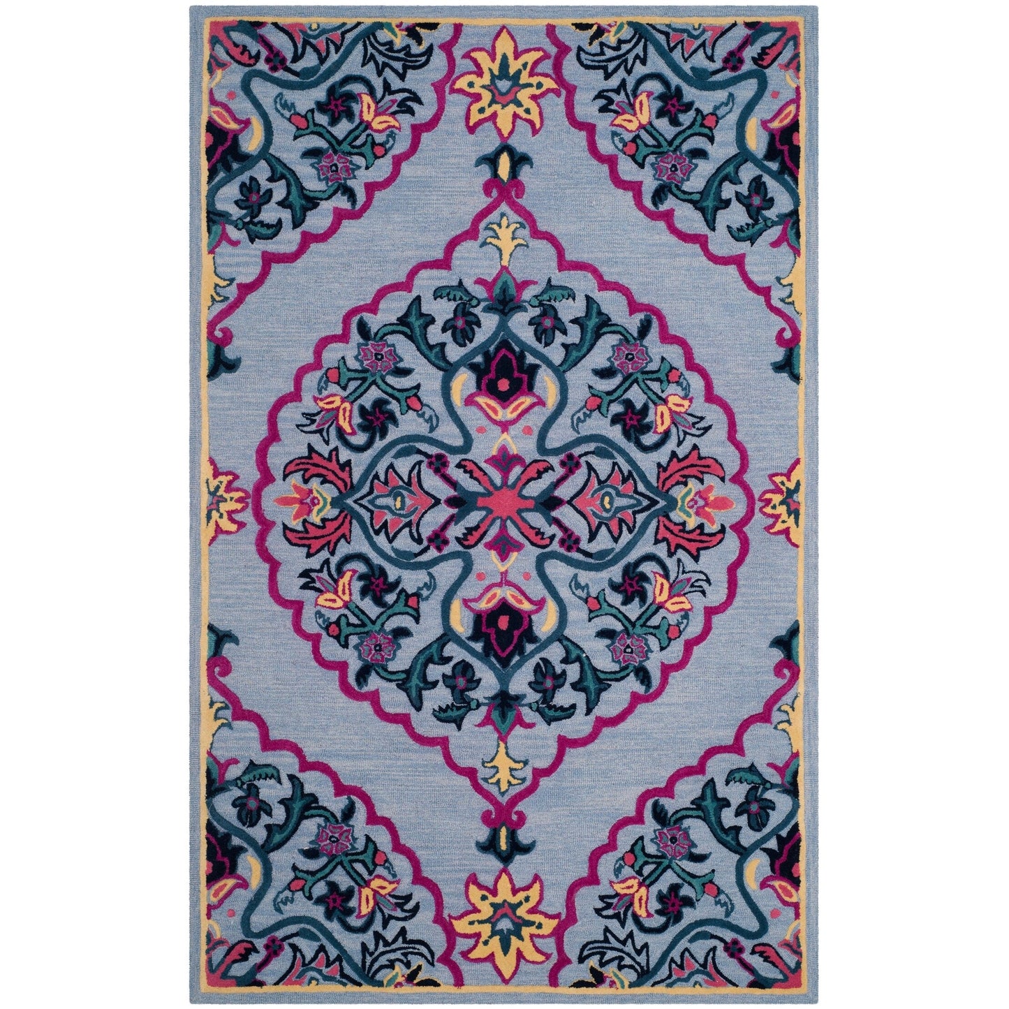 SAFAVIEH Handmade Bellagio Cailin Medallion Wool Rug