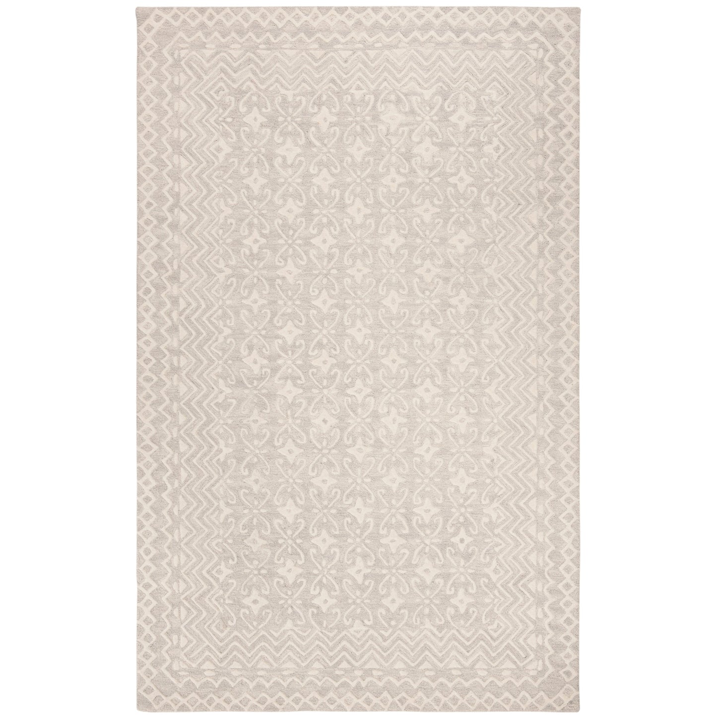 SAFAVIEH Handmade Blossom Barbara Modern Floral Wool Rug