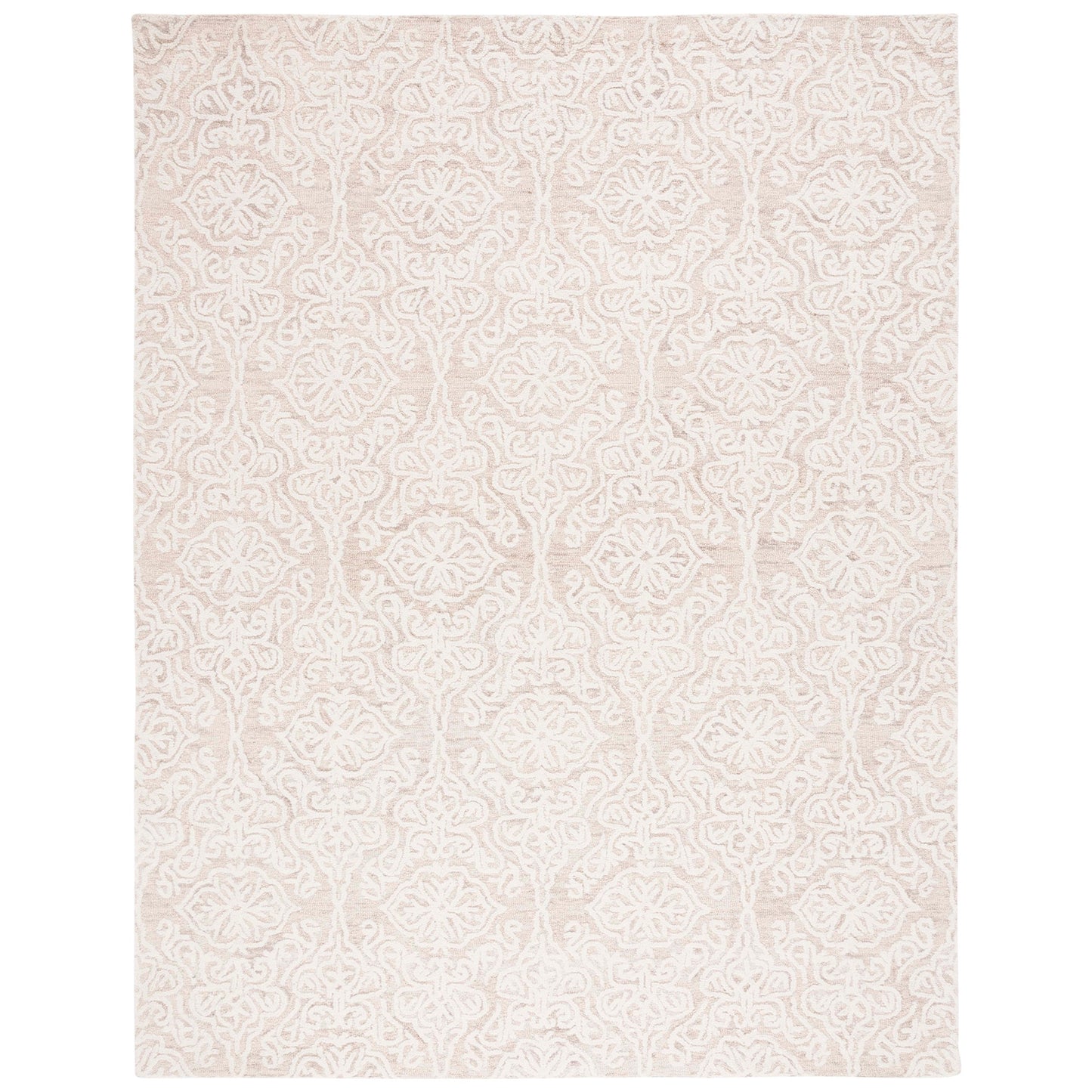 SAFAVIEH Handmade Blossom Cateluta Modern Floral Wool Rug