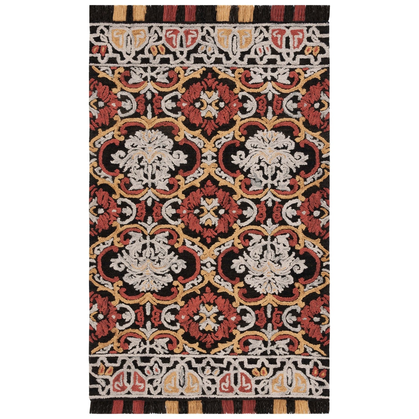 SAFAVIEH Handmade Blossom Porzia Floral Wool Rug