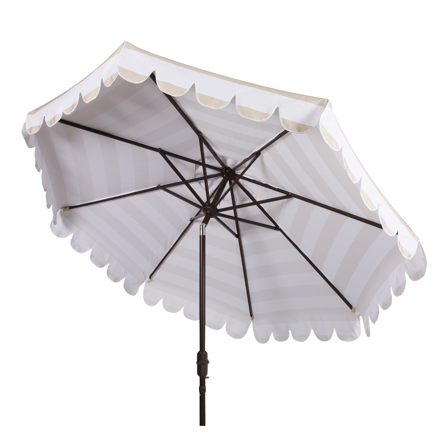 Parapluie rond à manivelle SAFAVIEH Outdoor Jaylee 11 pieds
