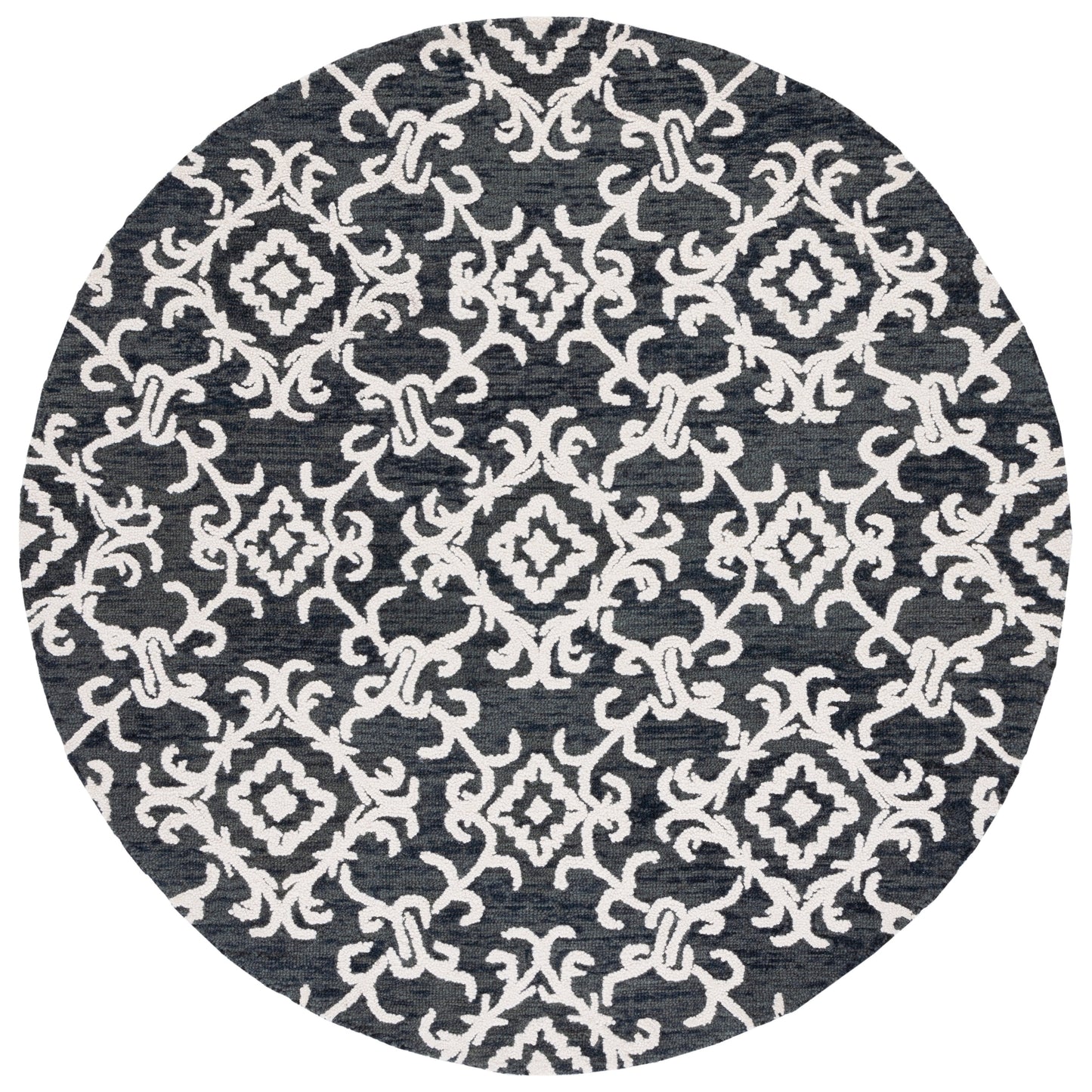 SAFAVIEH, Handmade Blossom Vesela Modern Floral Wool Rug