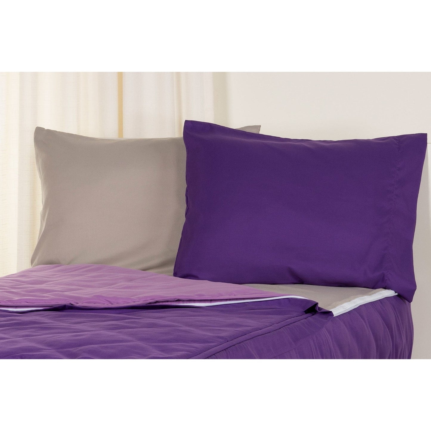 Parure de lit de luxe avec fermeture éclair Siscovers Purple Bunkie