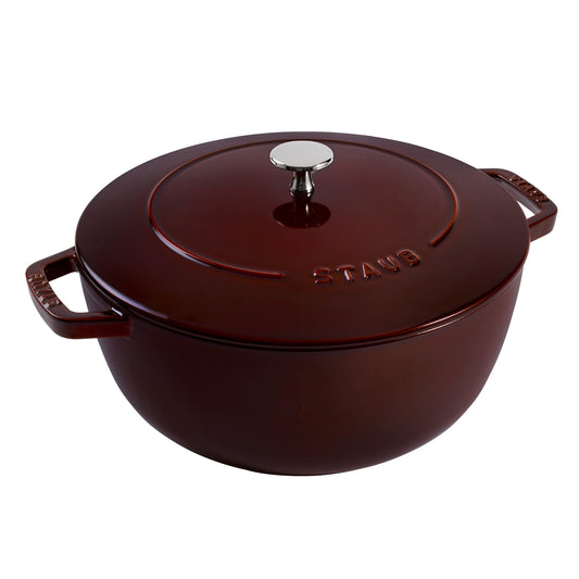 Cocotte en fonte Staub Essential, cocotte hollandaise, 5 pintes, pour 5 à 6 personnes, fabriquée en France - 5 pintes