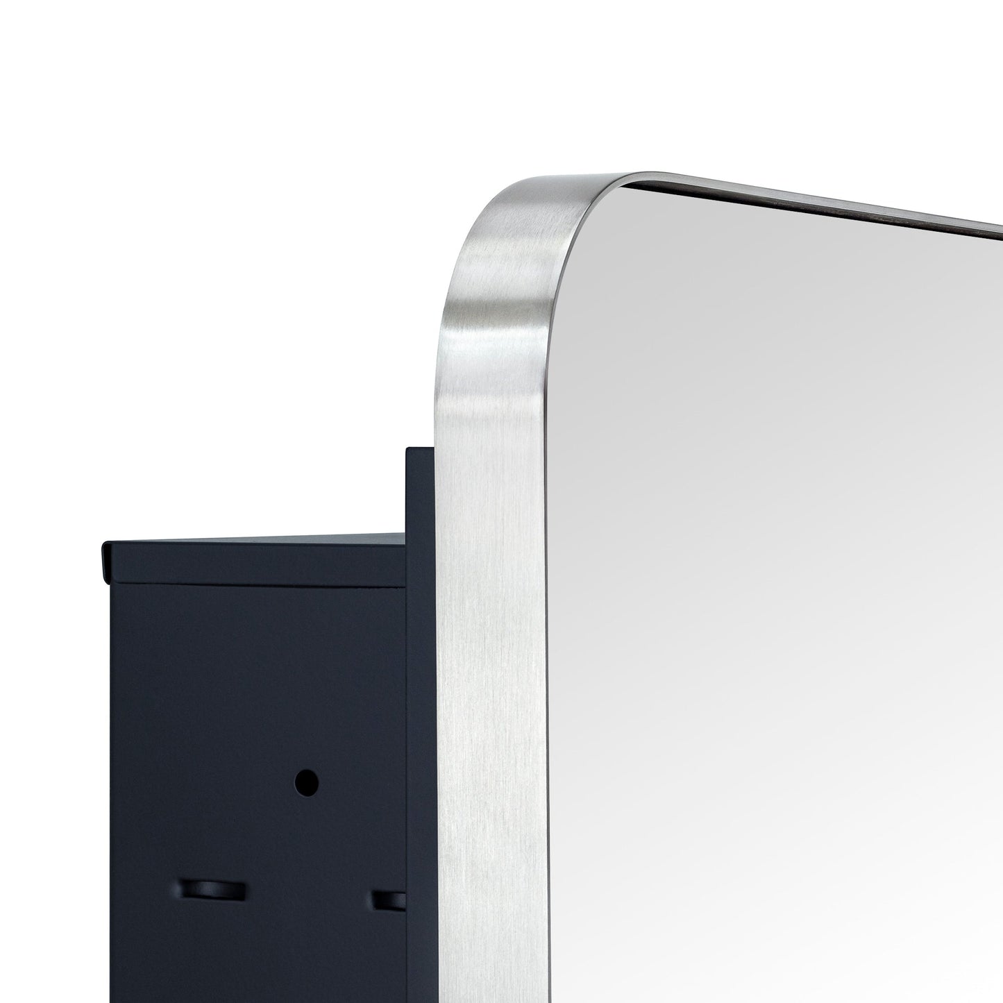 Armoire à pharmacie encastrée TEHOME WH avec miroir et étagères réglables