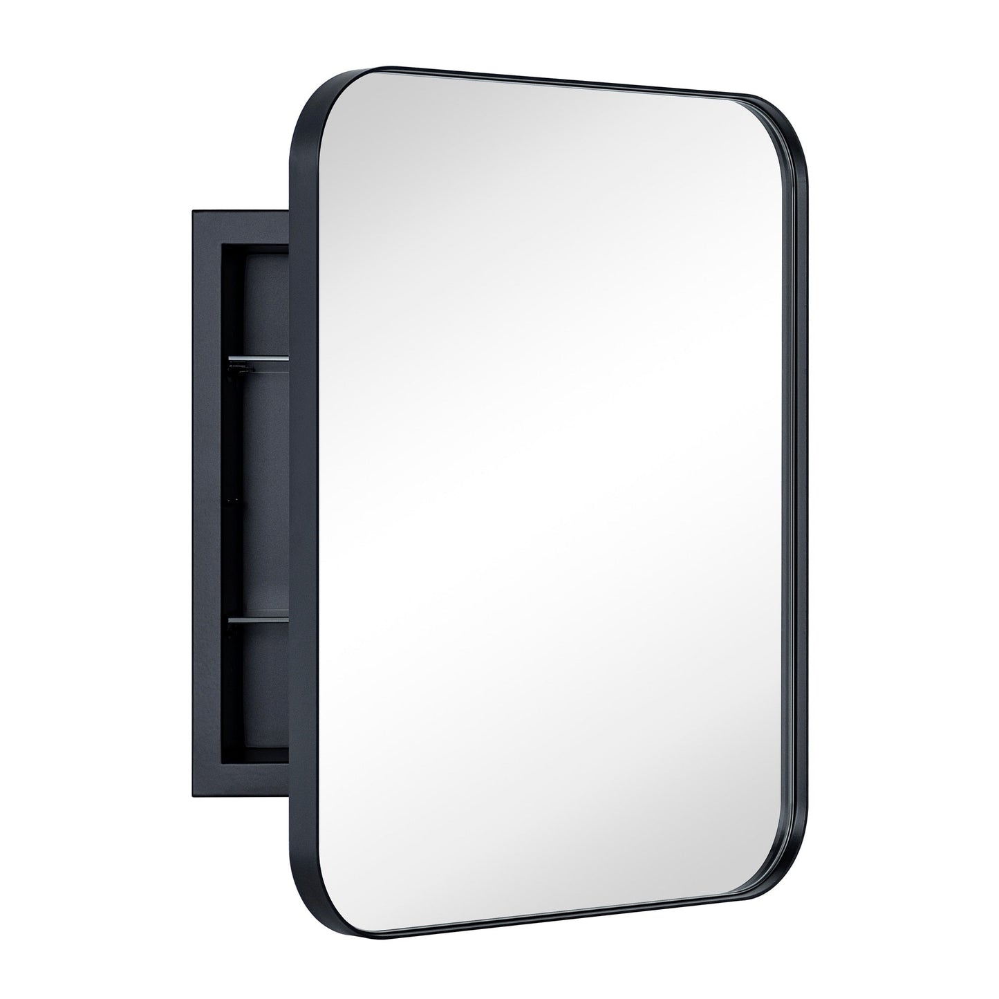 Armoire à pharmacie encastrée TEHOME WH avec miroir et étagères réglables