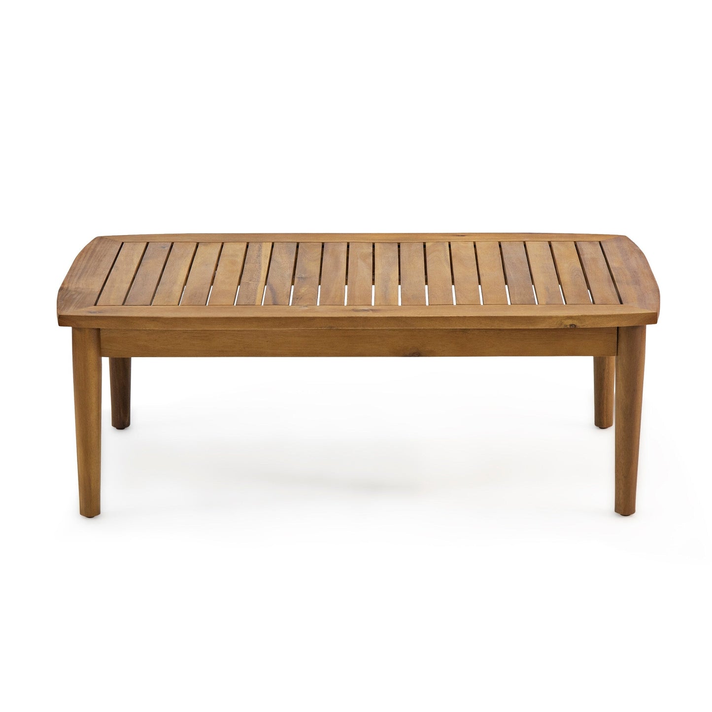 Ensemble de salon de jardin Willowbrook en bois d'acacia 4 places par Christopher Knight Home