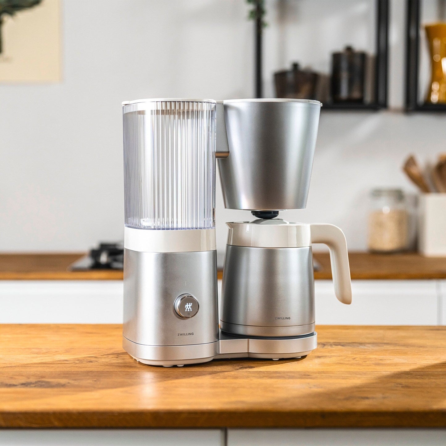 Cafetière filtre ZWILLING Enfinigy avec carafe isotherme 10 tasses, récompensée par le SCA Golden Cup Standard - 2,5 pintes