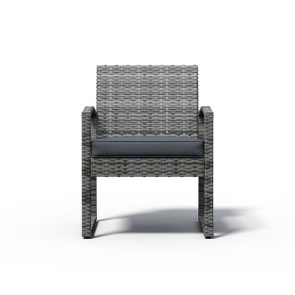 3-pc. Outdoor Cushioned Wicker Chat Set