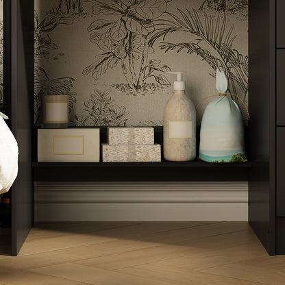 Ensemble de coiffeuse de maquillage de 39,4 po de largeur avec tabouret et miroir