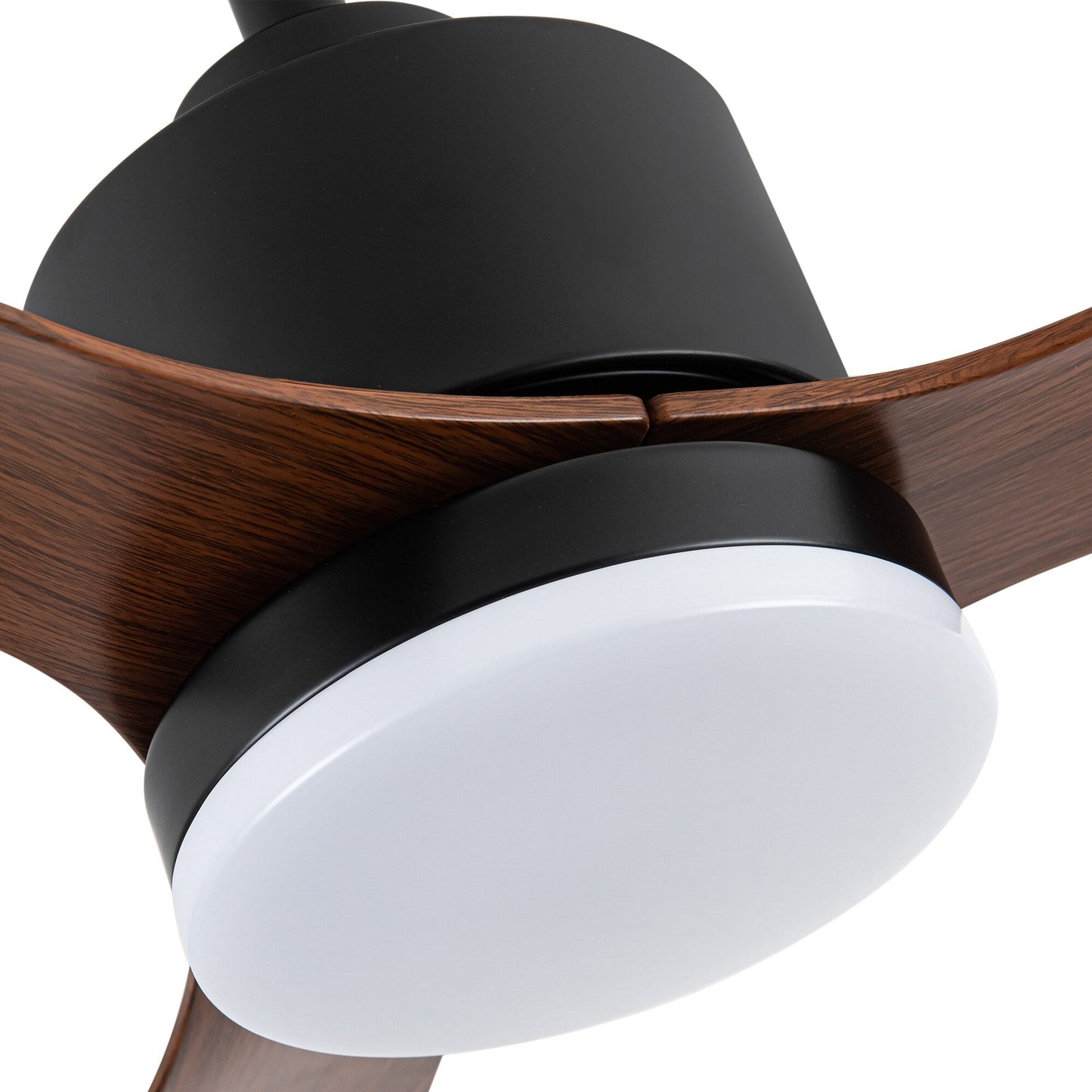 Ventilateur de plafond à DEL de 52 pouces avec télécommande (3 pales)