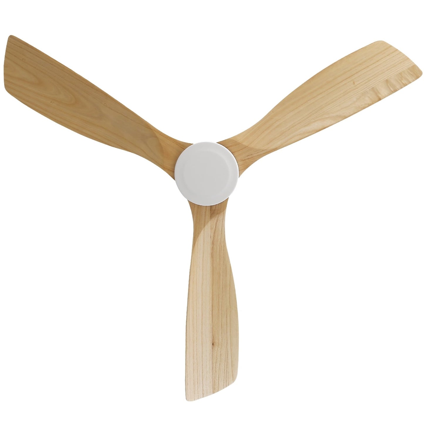 Ventilateur de plafond encastré Sofucor 52 pouces avec télécommande, moteur réversible et éclairage intégré en option