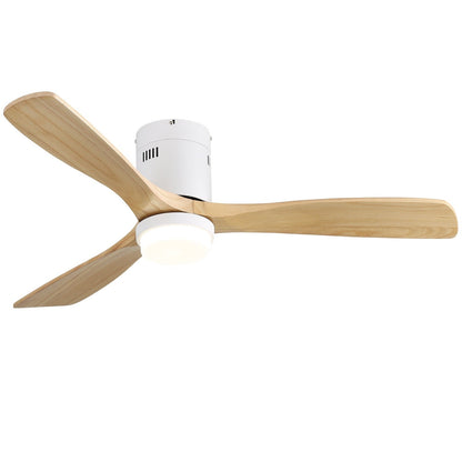 Ventilateur de plafond encastré Sofucor 52 pouces avec télécommande, moteur réversible et éclairage intégré en option