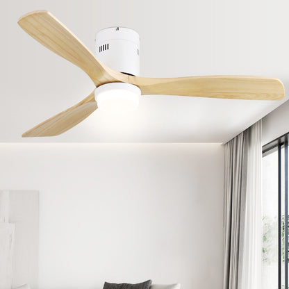 Ventilateur de plafond encastré Sofucor 52 pouces avec télécommande, moteur réversible et éclairage intégré en option