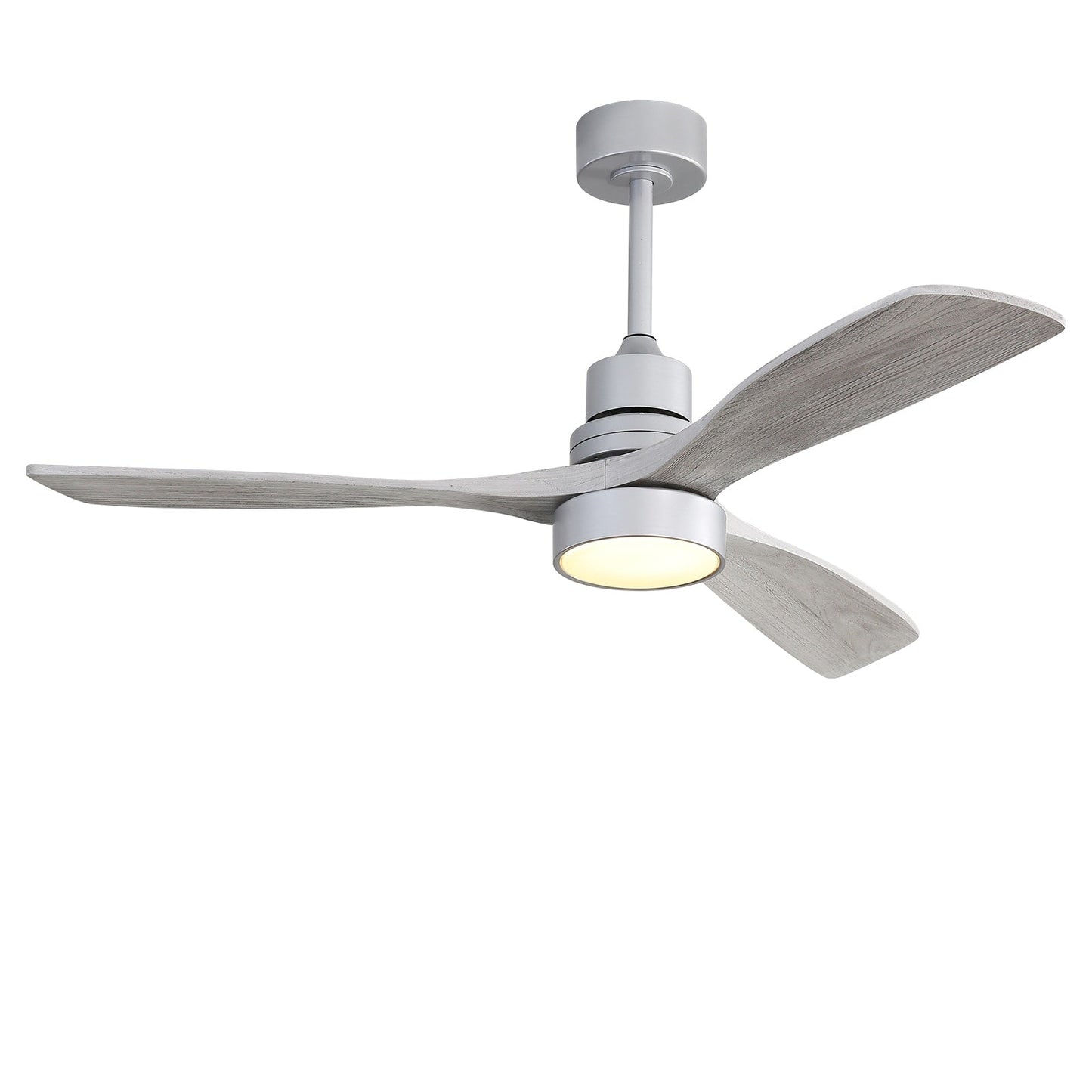 Ventilateur de plafond d'intérieur en bois Sofucor 52 avec télécommande et éclairage intégré en option