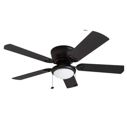 52 Prominence Home Benton Traditional Indoor LED Ceiling Fan with Light, Pull Chains
