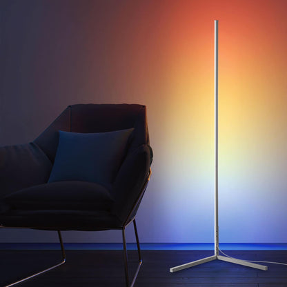 55 RGB Metal Corner Lamp Minimalist LED Floor Lamp